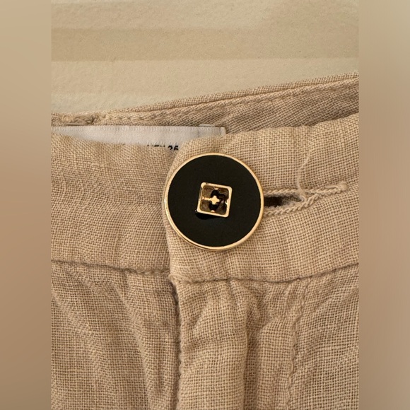 Zara Beige Linen Pants - Picture 4 of 4